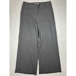 Habitat Pants Womans Small Black Wide Leg Baggy Cropped Cargo High Rise Trousers
